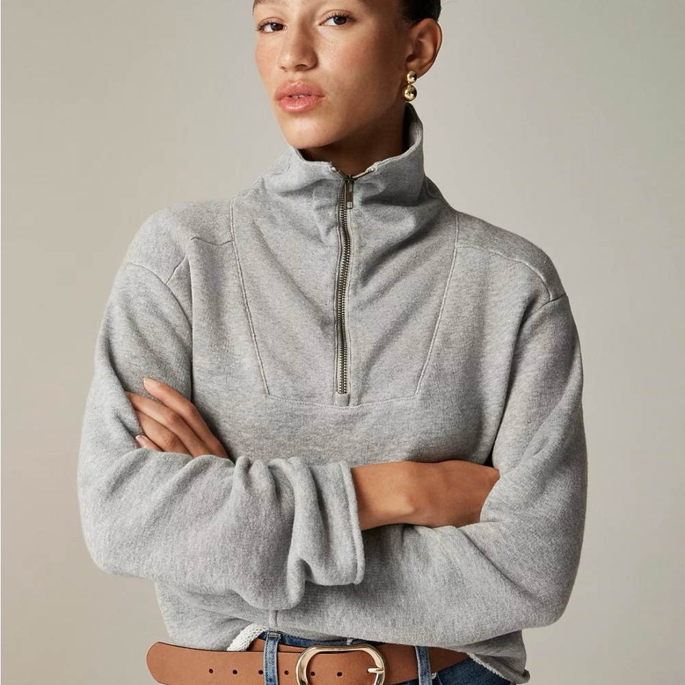 J.Crew Heritage terry quarter-zip sweatshirt